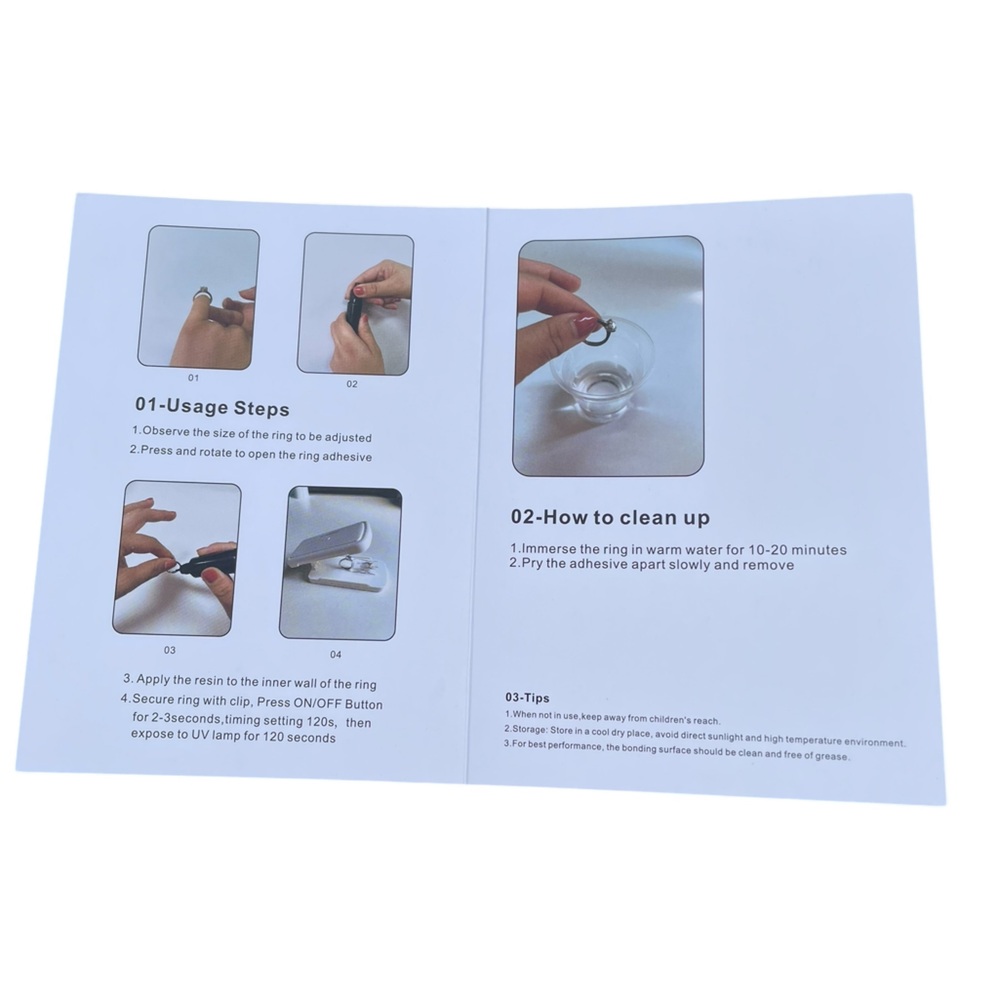 Nanxitu Ring Size Adjuster Kit New in Box For Rings that are Too Big - Picture 4 of 7